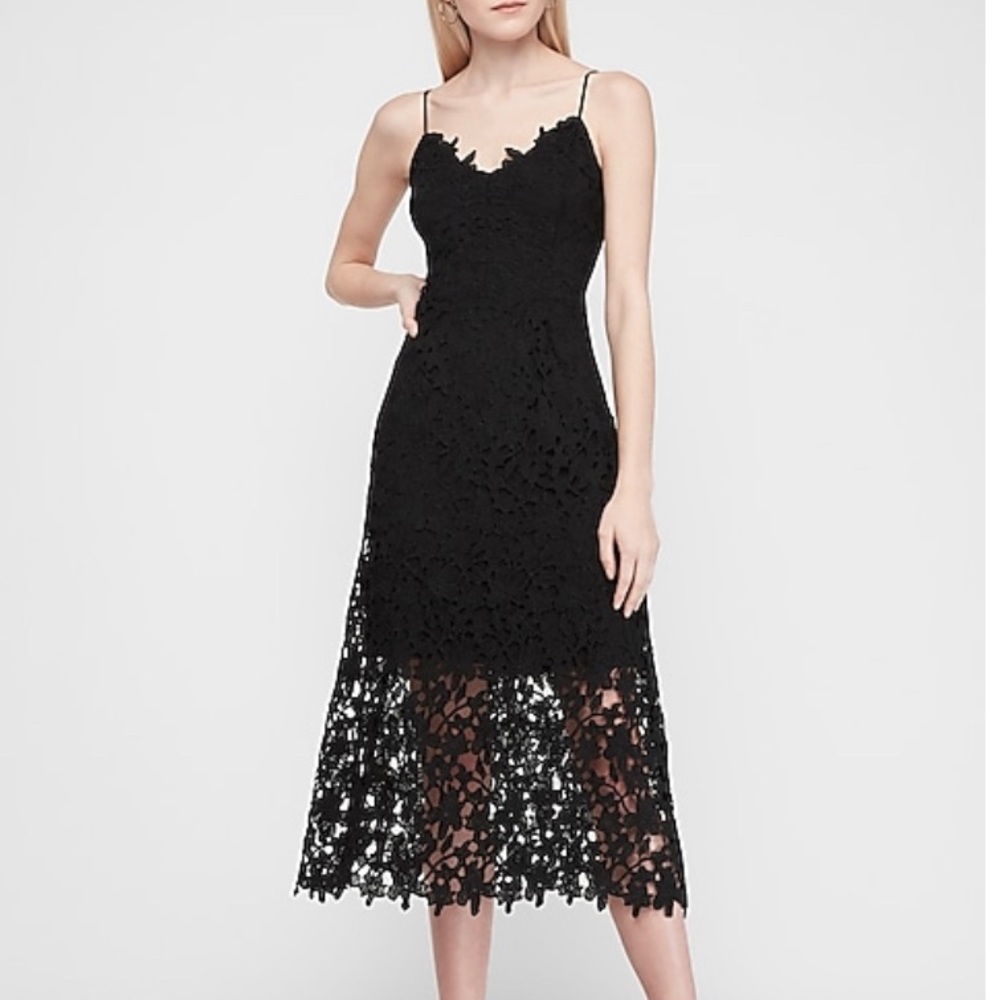 Never Worn Floral Lace Midi
